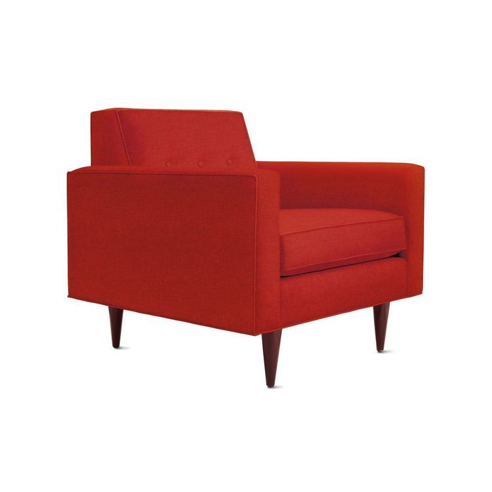 Кресло Bantam красного цвета - купить Интерьерные кресла по цене 69000.0