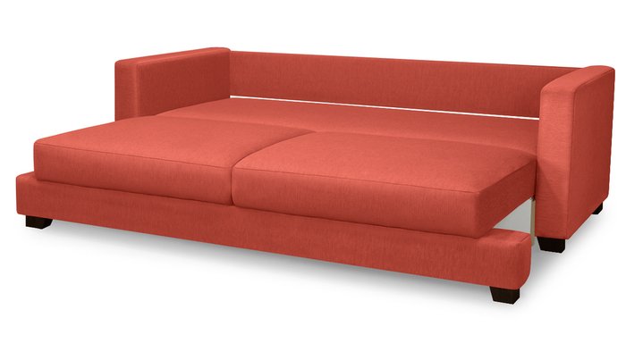 Диван-кровать Плимут красного цвета - лучшие Прямые диваны в INMYROOM