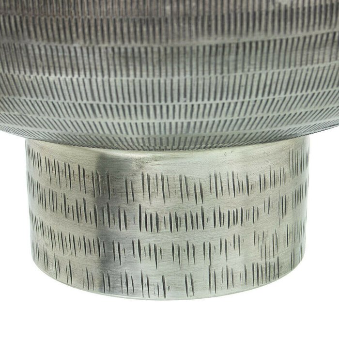 Ваза Серебристый Металл Отделка состаренная 25 x 25 x 28 cm - лучшие Вазы  в INMYROOM