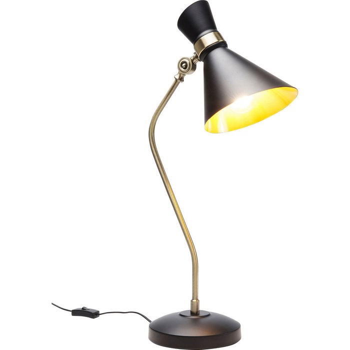 Лампа настольная Skagen черного цвета - купить Рабочие лампы по цене 13690.0