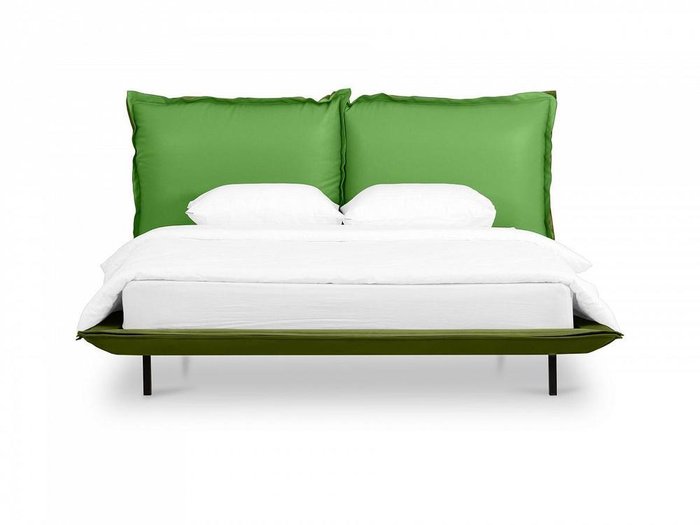 Кровать Barcelona 160х200 зеленого цвета - лучшие Кровати для спальни в INMYROOM