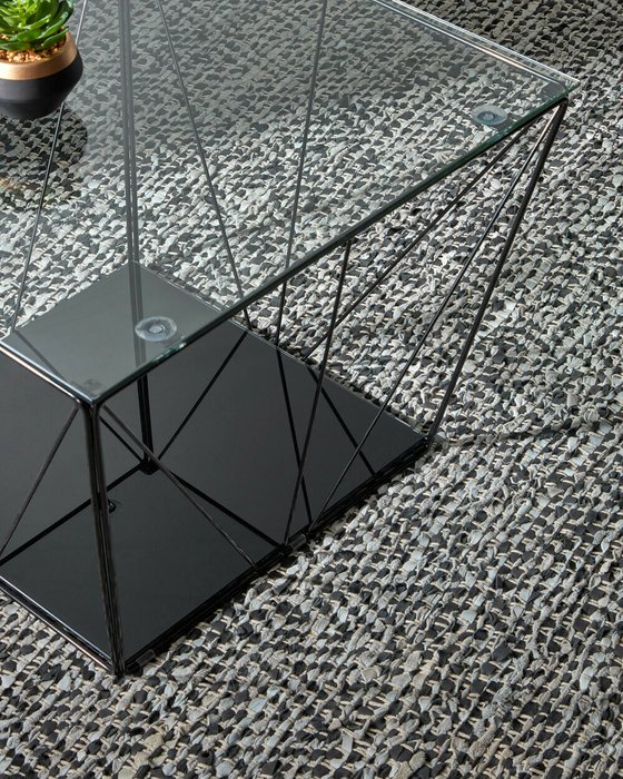 Журнальный стол Tilo из прозрачного стекла - лучшие Журнальные столики в INMYROOM