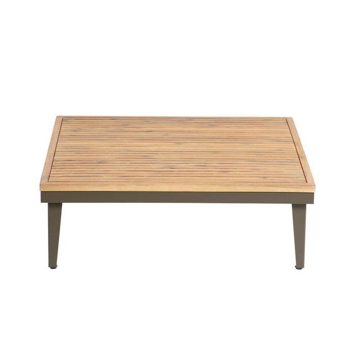Столик Pascale с деревянной столешницей   - купить Садовые столы по цене 23990.0