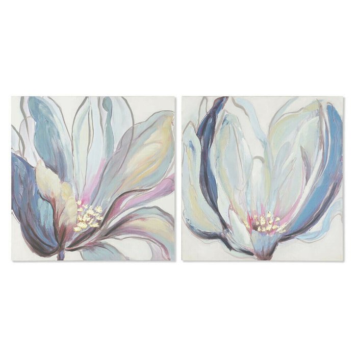 Картина Цветок город 80 x 3 x 80 cm (2 штук)