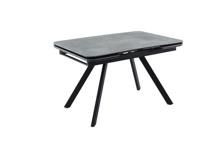 Раздвижной обеденный стол Леон с серой столешницей  - лучшие Обеденные столы в INMYROOM