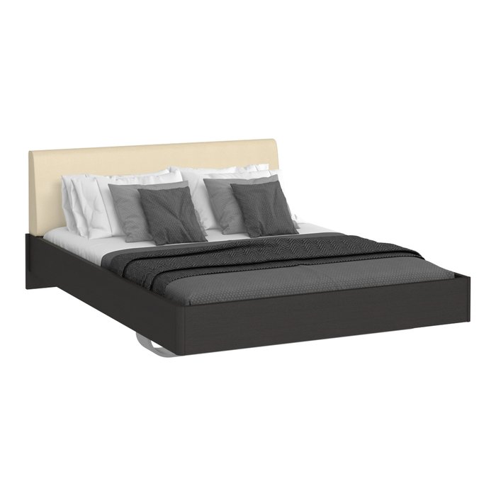 Кровать Элеонора 140х200 с изголовьем бежевого цвета - лучшие Кровати для спальни в INMYROOM