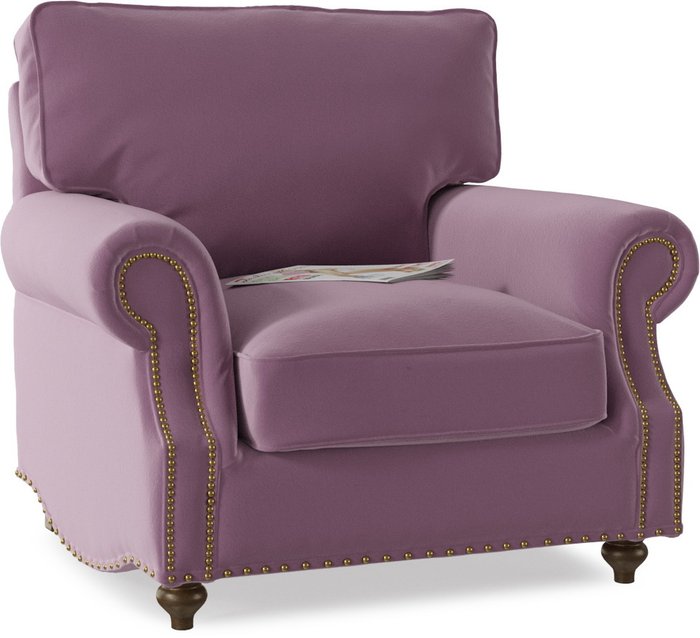 Кресло Кембридж Maxwell Purple пурпурного цвета