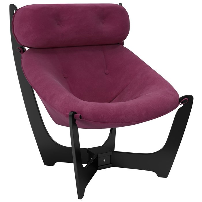 Кресло для отдыха Модель 11 вишневого цвета