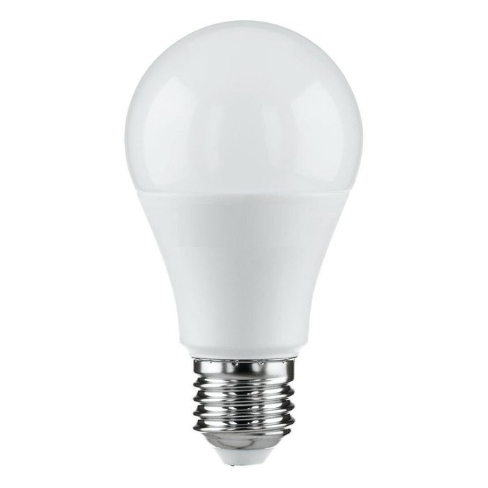 Лампа светодиодная E27 12W 6500K груша матовая белого цвета