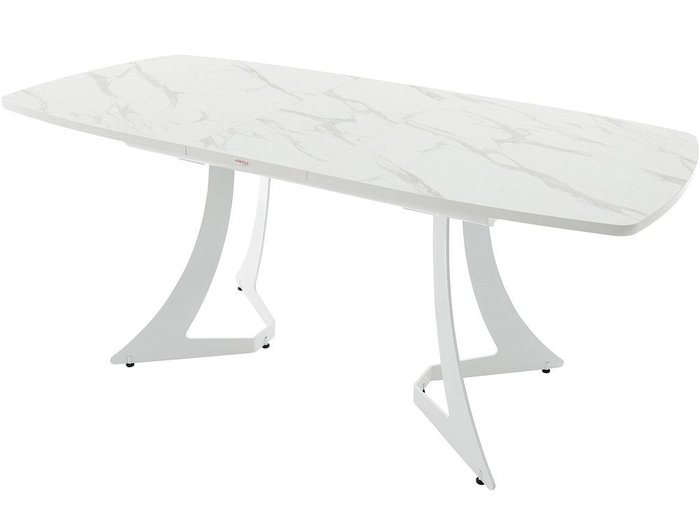 Стол раздвижной Милан белого цвета - купить Обеденные столы по цене 52625.0