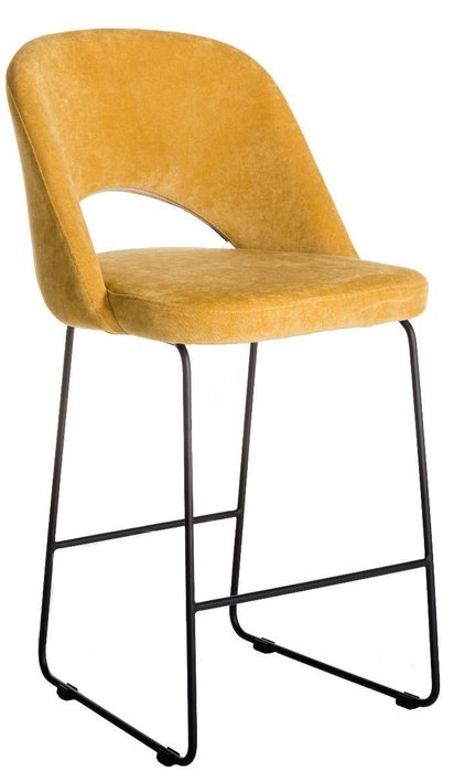 Кресло барное Lars желтого цвета