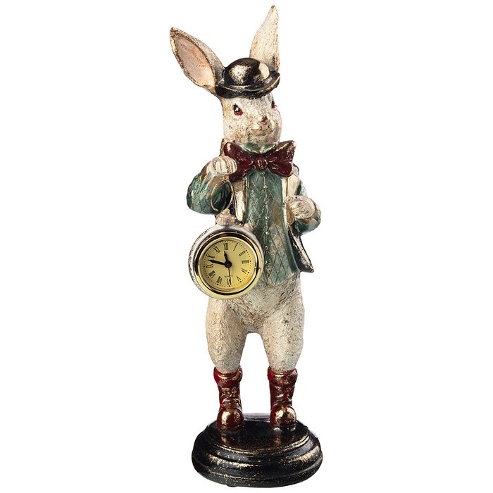 Часы Кролик цвет бежевый с золотым
