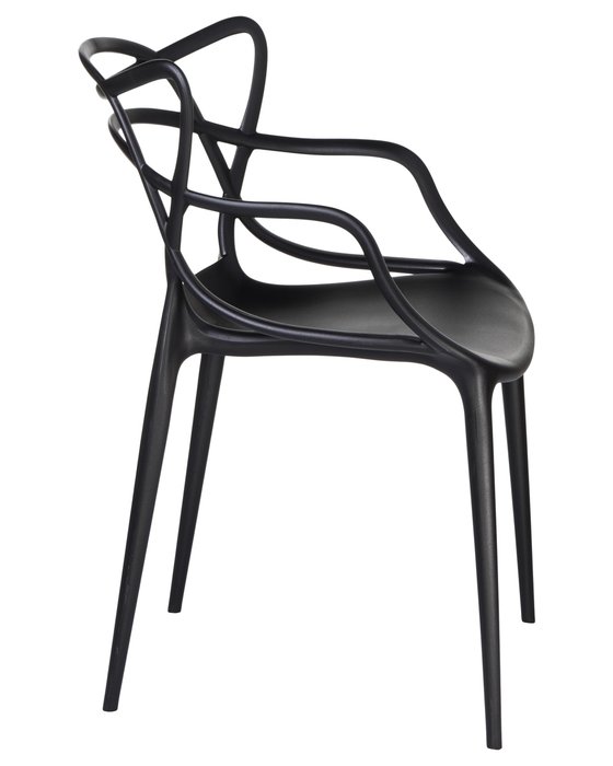Стул обеденный Contrast черного цвета - лучшие Обеденные стулья в INMYROOM