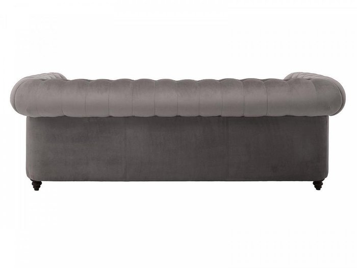 Диван Chester Classic серого цвета с черными ножками - лучшие Прямые диваны в INMYROOM