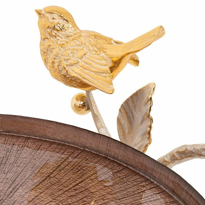 Поднос Терра бежево-коричевого цвета - купить Подносы по цене 15101.0