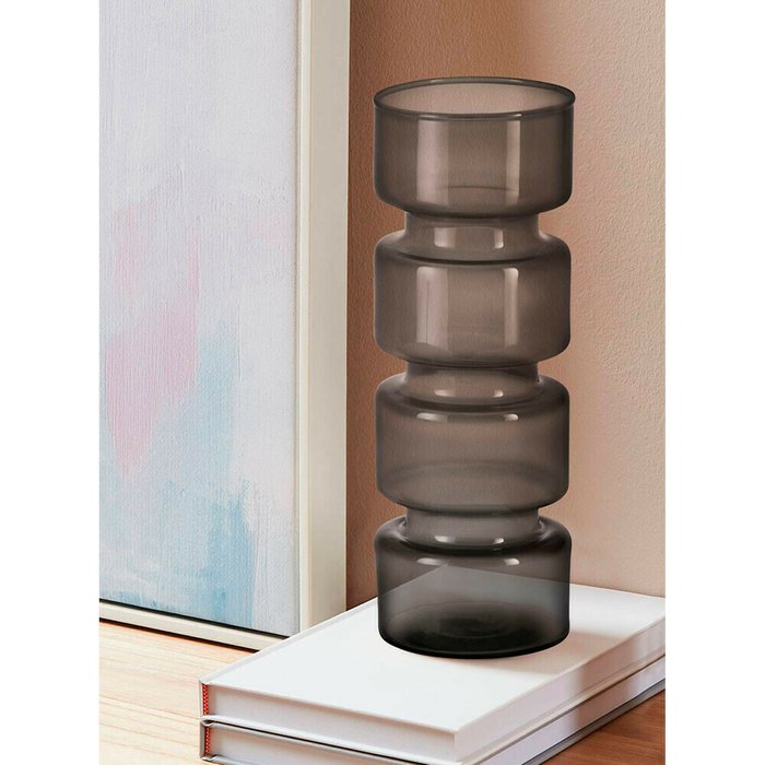 Декоративная ваза Delnite серого цвета - купить Вазы  по цене 2390.0
