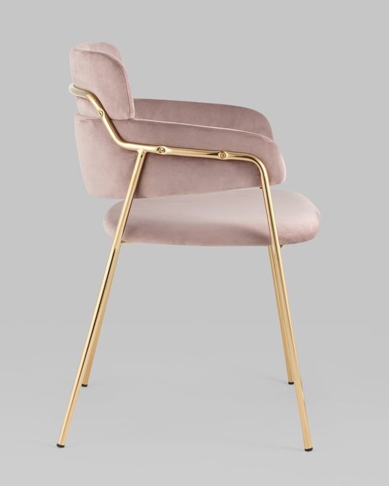 Стул Полин розового цвета - лучшие Обеденные стулья в INMYROOM