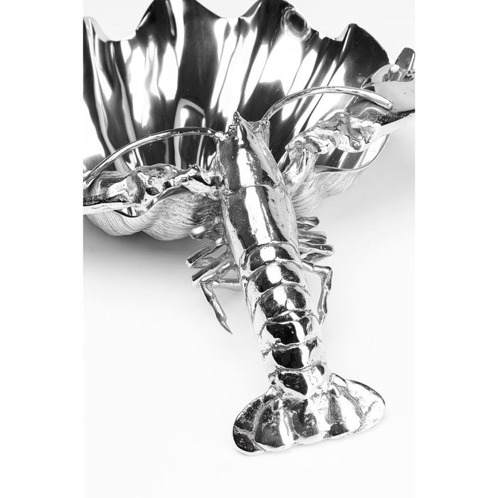 Ведро для охлаждения вина Lobster серебряного цвета  - лучшие Прочее в INMYROOM