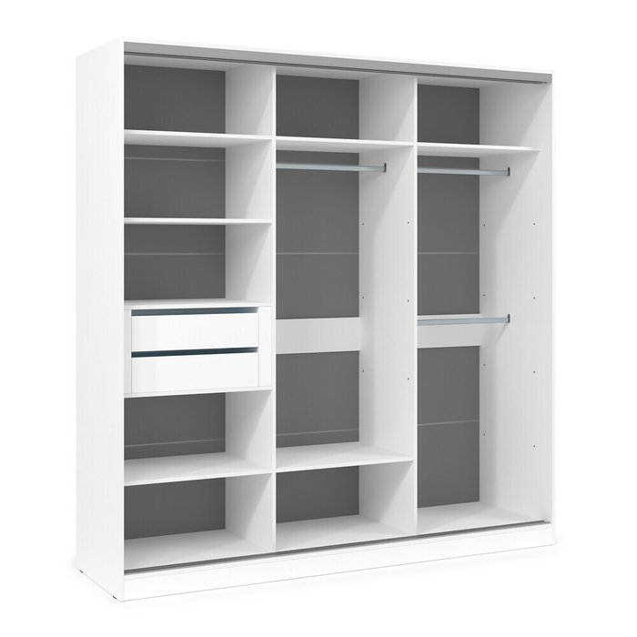 Шкаф-купе Comfort 21.6 белого цвета - купить Шкафы-купе по цене 85180 Шкаф-купе Comfort 21.6 белого цвета - купить Шкафы-купе по цене 85180