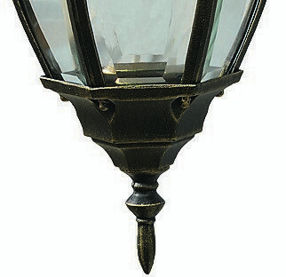 Уличный светильник Фабур цвета старинной позолоты - лучшие Настенные уличные светильники в INMYROOM