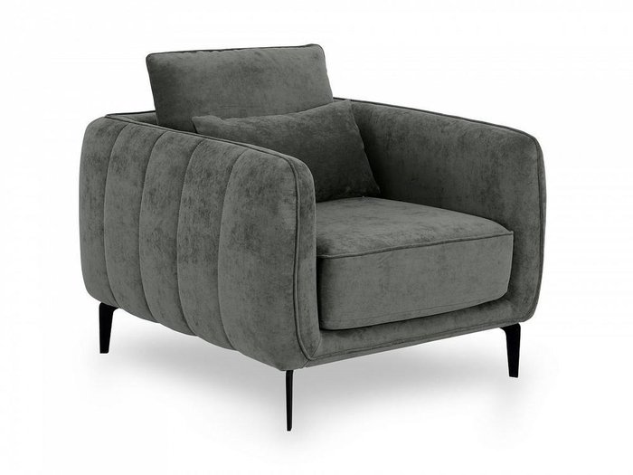 Кресло Amsterdam серого цвета - купить Интерьерные кресла по цене 49810.0