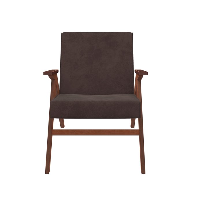 Кресло для отдыха Вест темно-коричневого цвета - купить Интерьерные кресла по цене 14999.0
