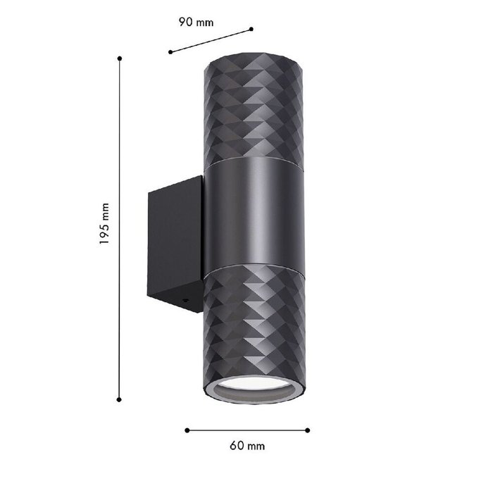 Уличный настенный светильник Favourite Bonum 4659-2W - лучшие Настенные уличные светильники в INMYROOM