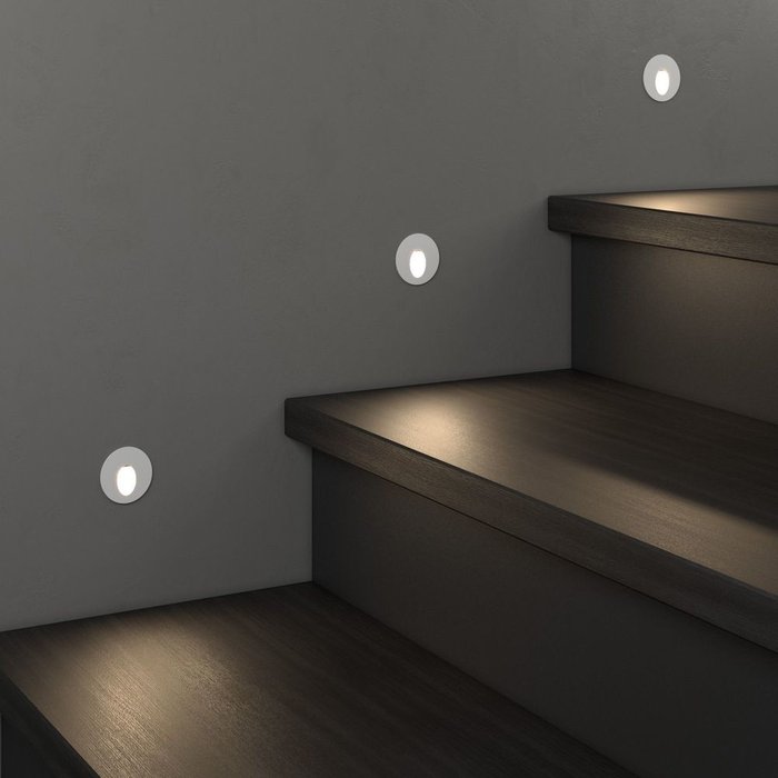 Подсветка для лестниц Step 1 белого цвета - лучшие Подсветка для лестниц в INMYROOM