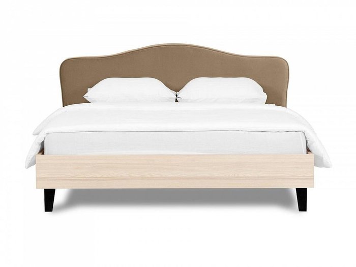 Кровать Queen II Elizabeth 160х200 с изголовьем коричневого цвета  - купить Кровати для спальни по цене 40425.0