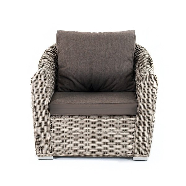 Кресло Фабриция серого цвета - купить Садовые кресла по цене 63478.0