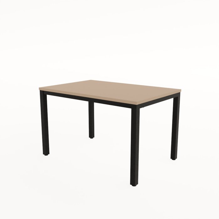 Обеденный стол Lanch 120х80 бежевого цвета