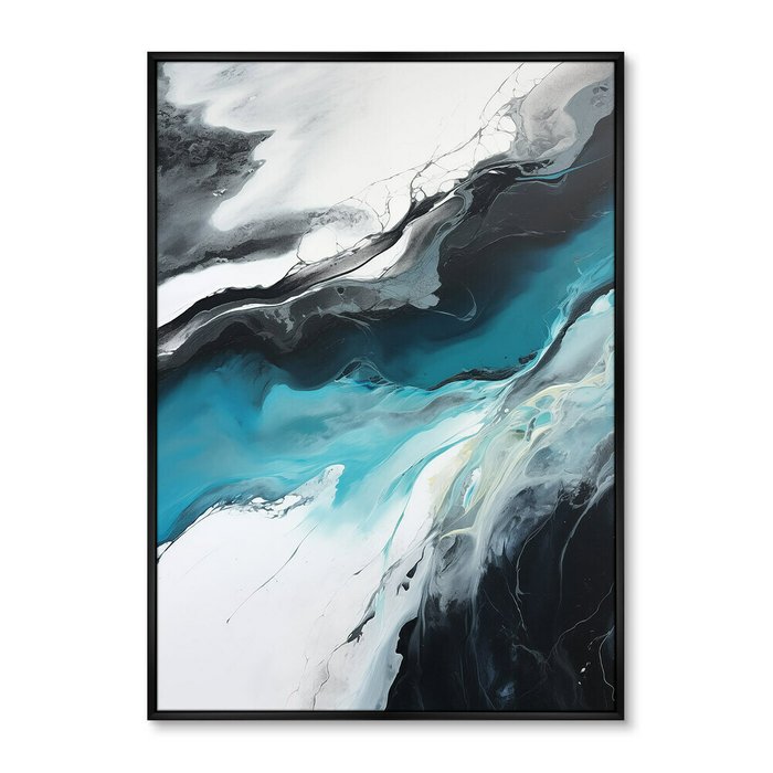 Репродукция картины Ocean in the ice, No 1, 2024г.