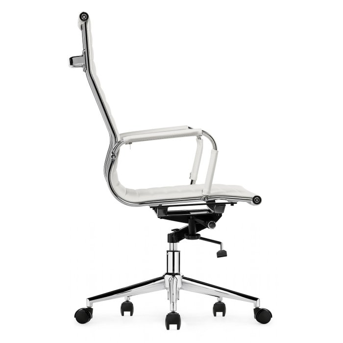 Стул офисный из экокожи Reus белого цвета - купить Офисные кресла по цене 14500.0