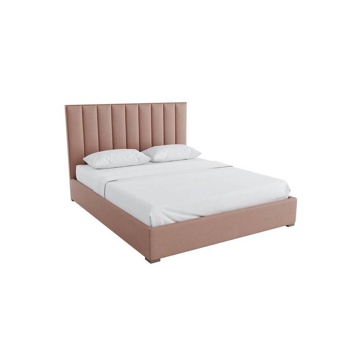 Кровать с подъемным механизмом Modena 160х200 розового цвета