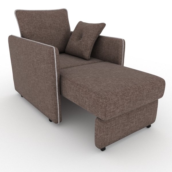 Кресло-кровать Cardinal коричневого цвета - купить Интерьерные кресла по цене 9700.0