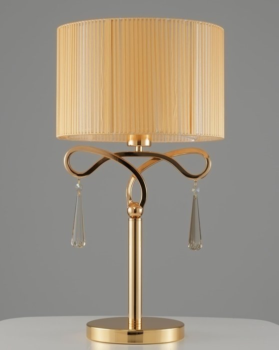 Лампа настольная Chilly золотого цвета - купить Настольные лампы по цене 7890.0