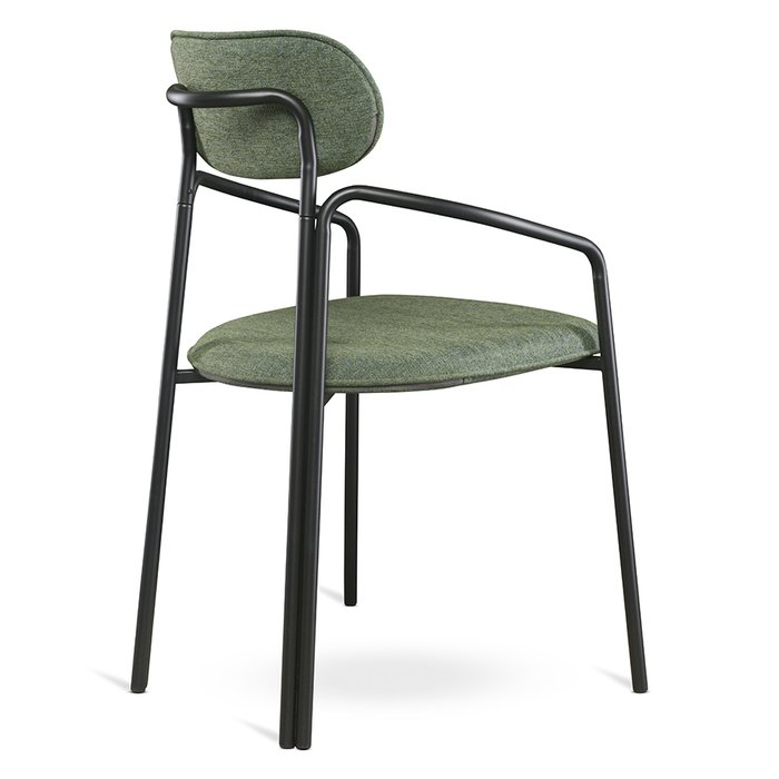Стул Ror round черно-зеленого цвета - купить Обеденные стулья по цене 14900.0