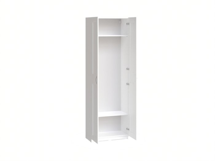 Шкаф двухдверный узкий Макс белого цвета - купить Шкафы распашные по цене 16999.0