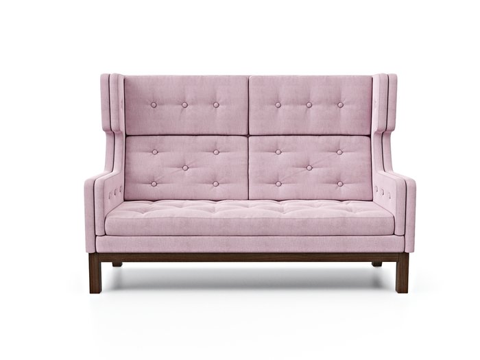 Диван Айверс Хай розового цвета - лучшие Прямые диваны в INMYROOM
