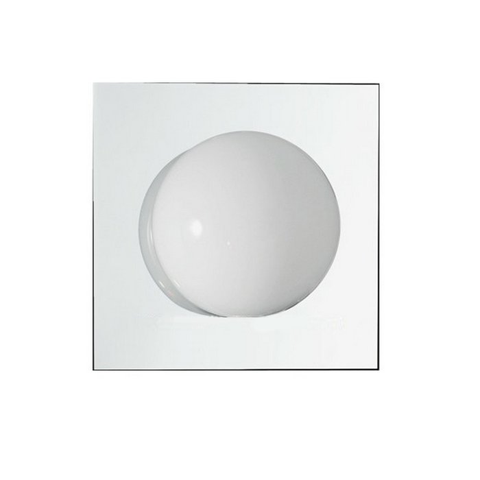 Настенный/Потолочный светильник Rotaliana Bubble с плафоном из блестящего белого стекла