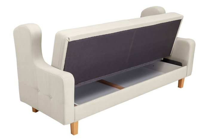 Диван-кровать Тесей молочного цвета - лучшие Прямые диваны в INMYROOM