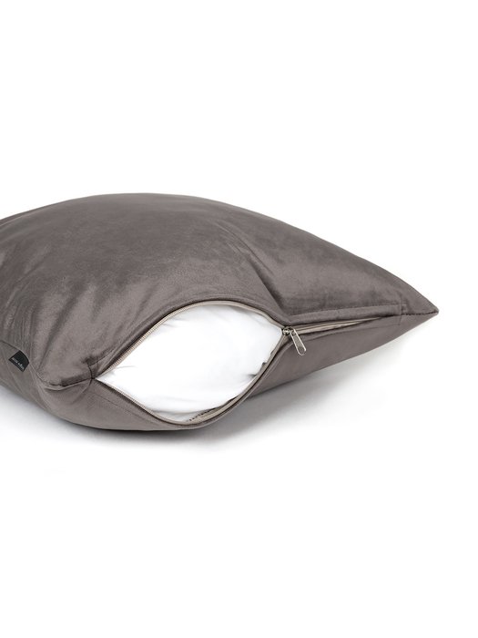 Декоративная подушка Monaco stone 45х45 серого цвета - купить Декоративные подушки по цене 1194.0