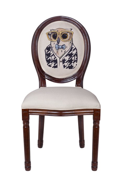 Cтул Volker owl коричневого цвета - купить Обеденные стулья по цене 25500.0