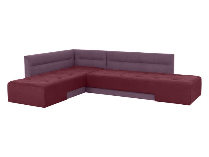 Угловой диван-кровать London фиолетово-бордового цвета - купить Угловые диваны по цене 71290.0