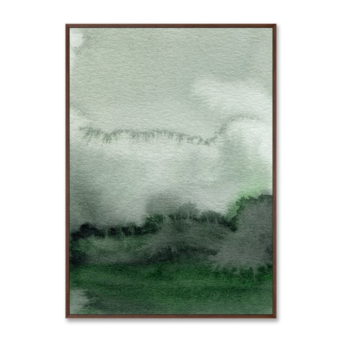 Репродукция картины на холсте Fog in the mountains - купить Картины по цене 21999.0