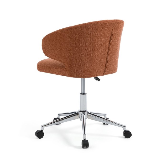 Кресло офисное на колесиках Elga коричневого цвета - лучшие Офисные кресла в INMYROOM