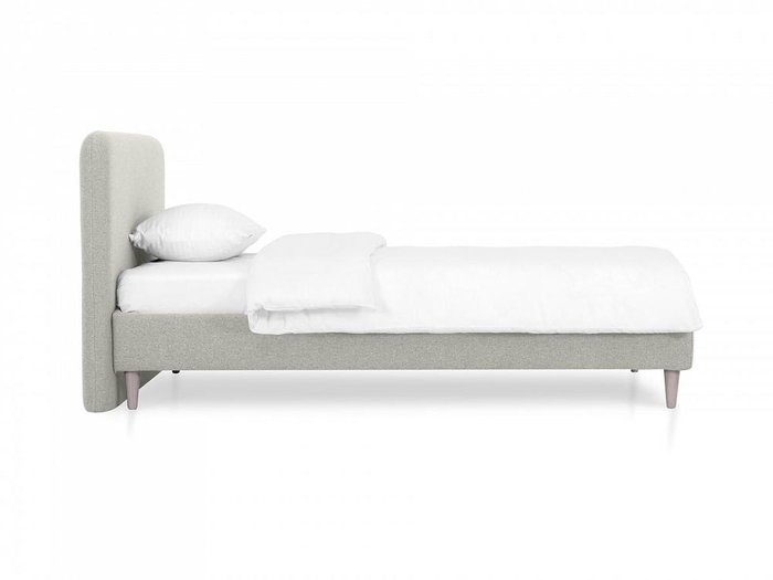 Кровать Prince Philip L 120х200 серо-бежевого цвета  - купить Кровати для спальни по цене 52020.0