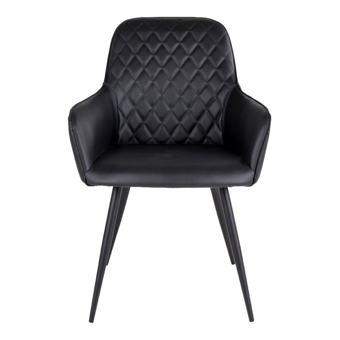 Стул с подлокотником Harbo черного цвета - купить Обеденные стулья по цене 18200.0