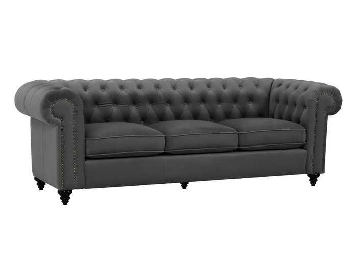 Диван Chester Classic серого цвета - купить Прямые диваны по цене 55590.0