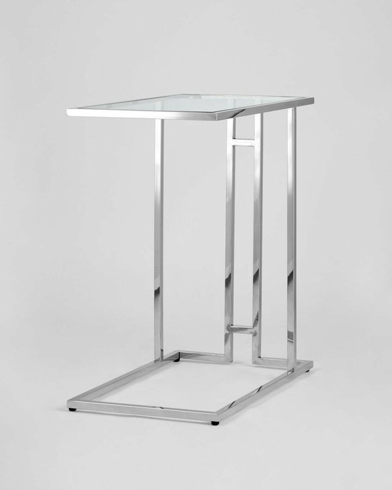 Кофейный столик Бостон серебряного цвета - купить Кофейные столики по цене 14990.0